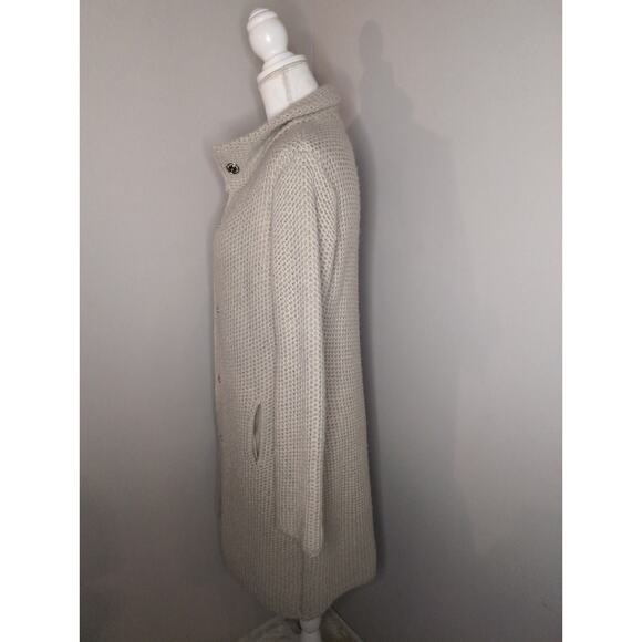 Made in Italy Bianca chunky oversized sweater knit cardigan M - Picture 3 of 8